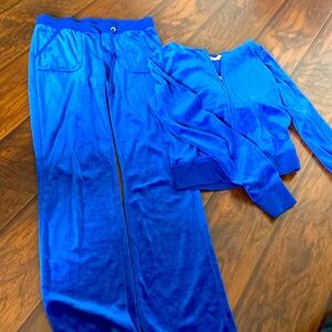 2 piece velour set